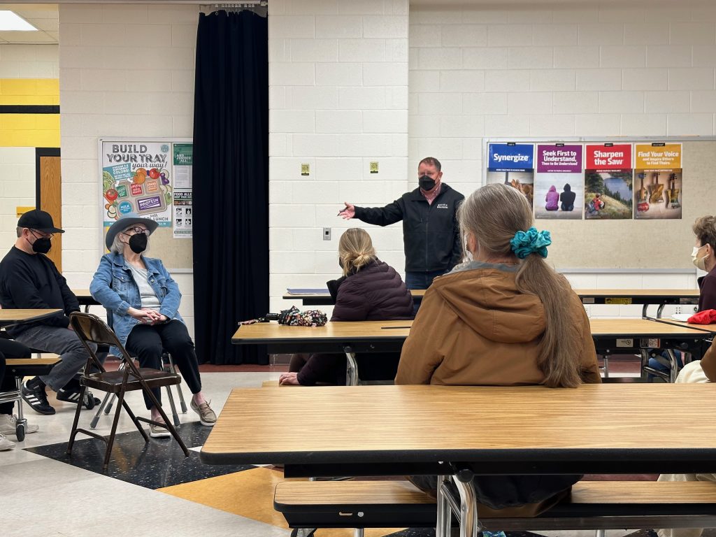 A meeting of the civic association